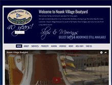 Tablet Screenshot of noankvillageboatyard.com